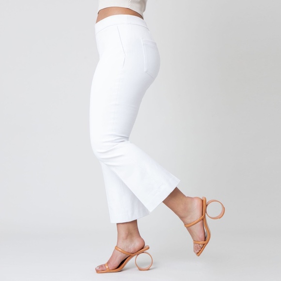 Spanx White On The Go Kick Flare Pants - Picture 2 of 12